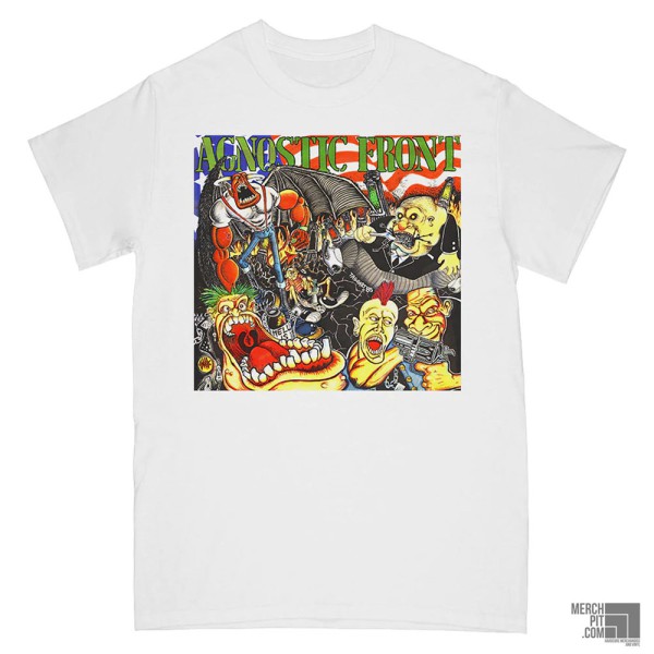AGNOSTIC FRONT ´Cause For Alarm´ - White T-Shirt